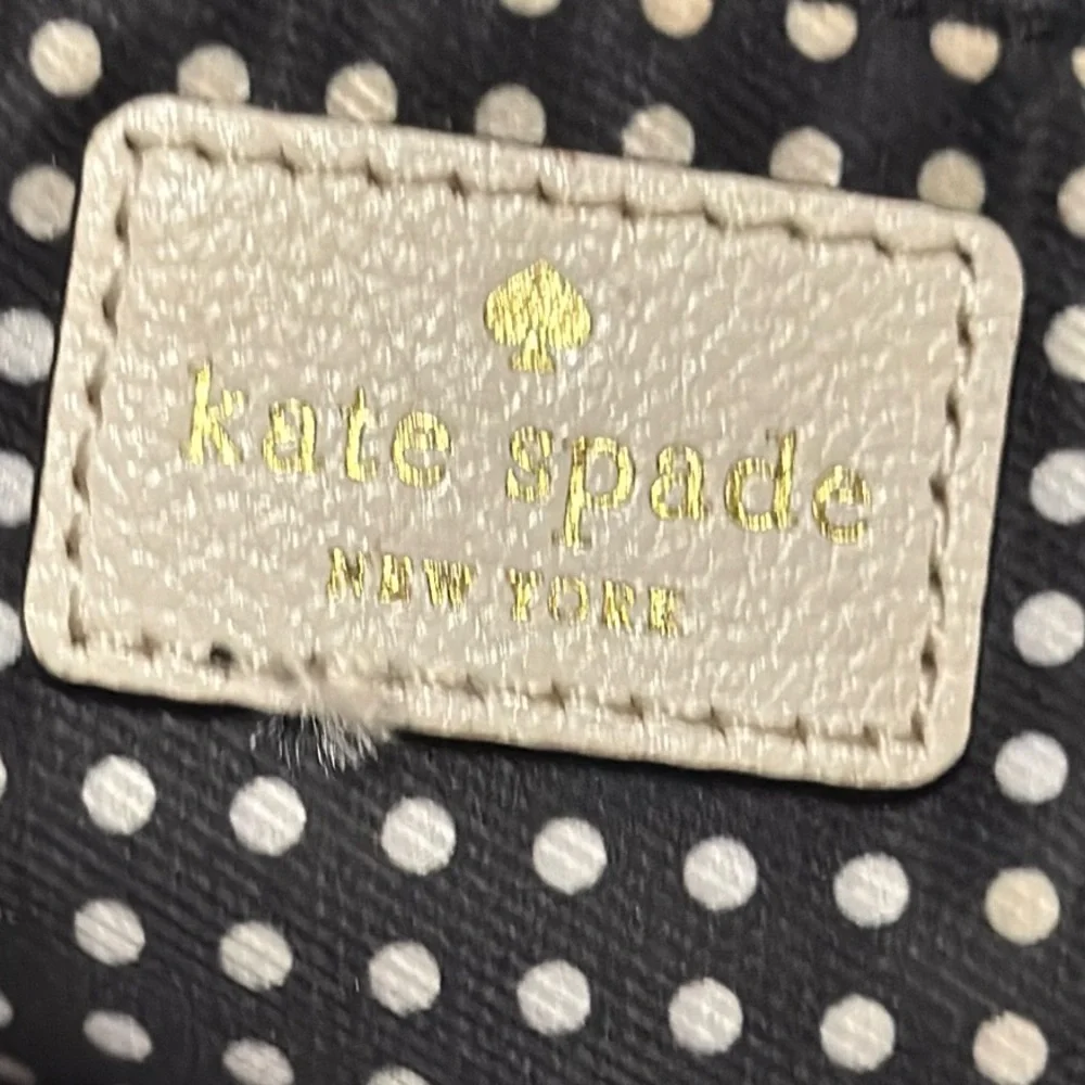 Authentic Kate Spade ♠️ signature designer leather bow handbag purse